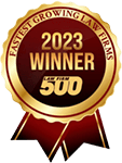 Logo Recognizing Beacon Legacy Law's affiliation with Fastest Growing Law Firms 2023