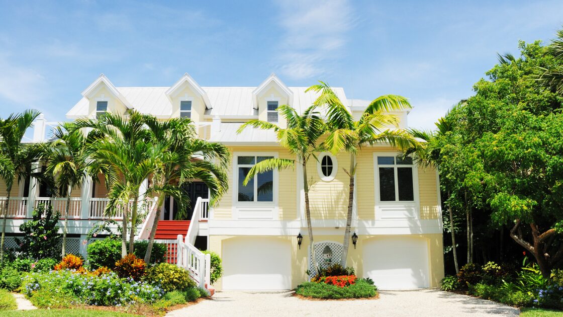 A coastal home representing international estate planning for Floridians, highlighting the importance of managing assets across borders.